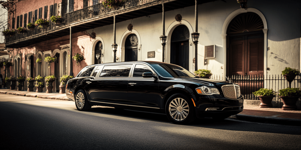 Executive Car Service New Orleans as imagined by Midjourney